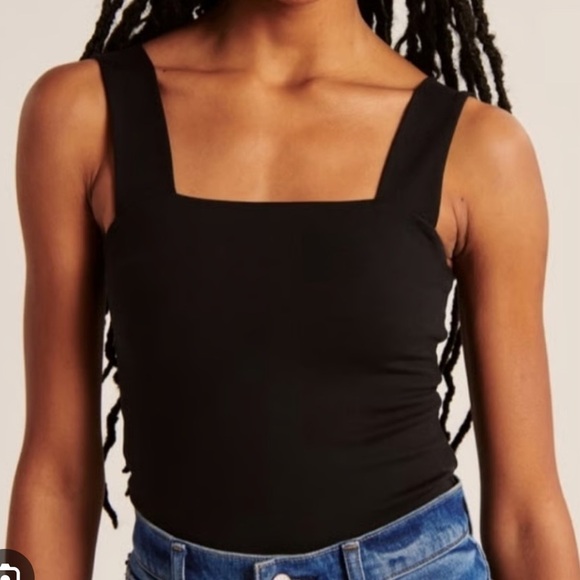 Abercrombie & Fitch Tops - Abercrombie & Fitch Soft A&F Collection Square Neck Bodysuit